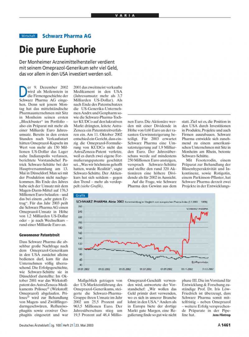 Schwarz Pharma Ag Die Pure Euphorie