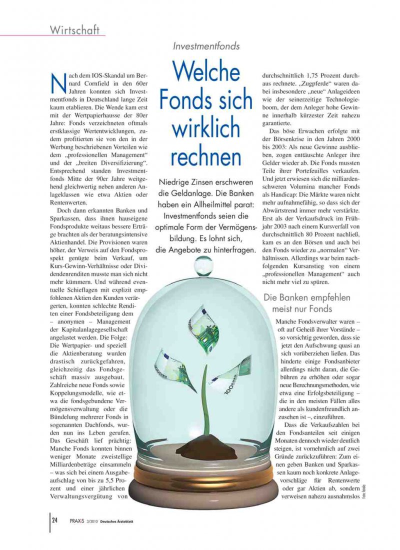 Investmentfonds Welche Fonds Sich Wirklich Rechnen